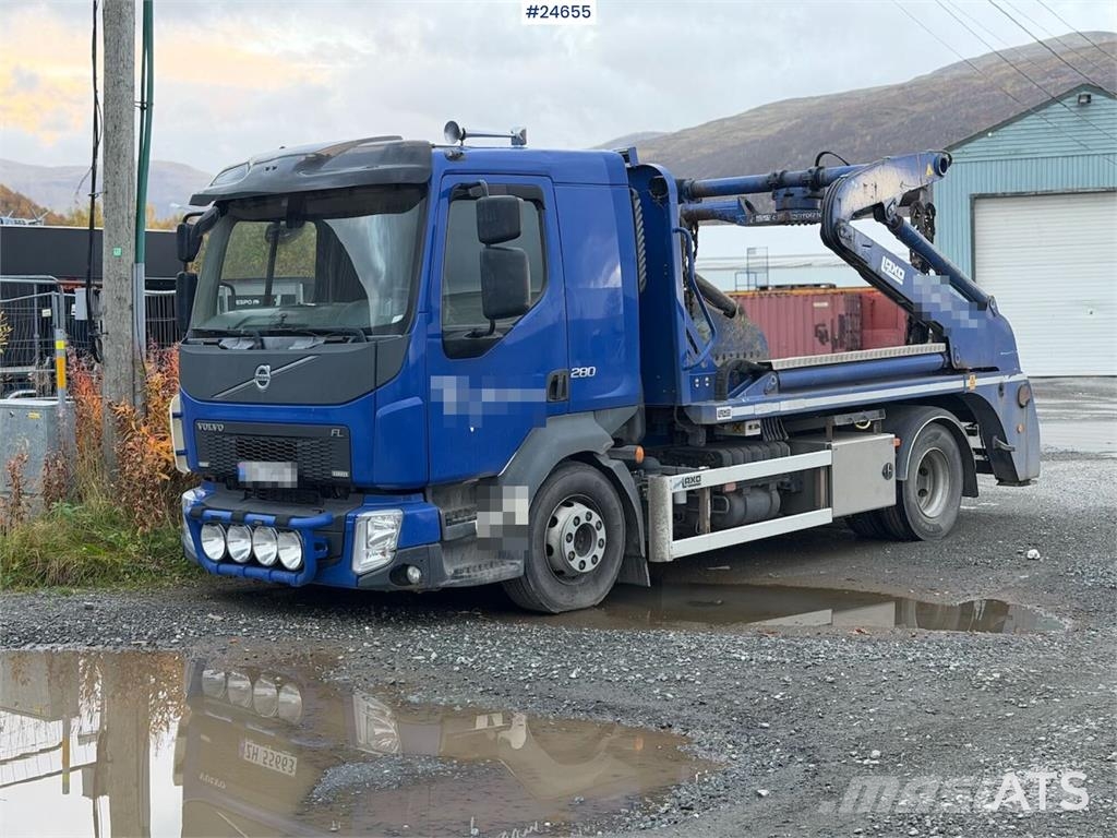 Volvo FL 280 4x2 skip loader. WATCH VIDEO شاحنات لوادر