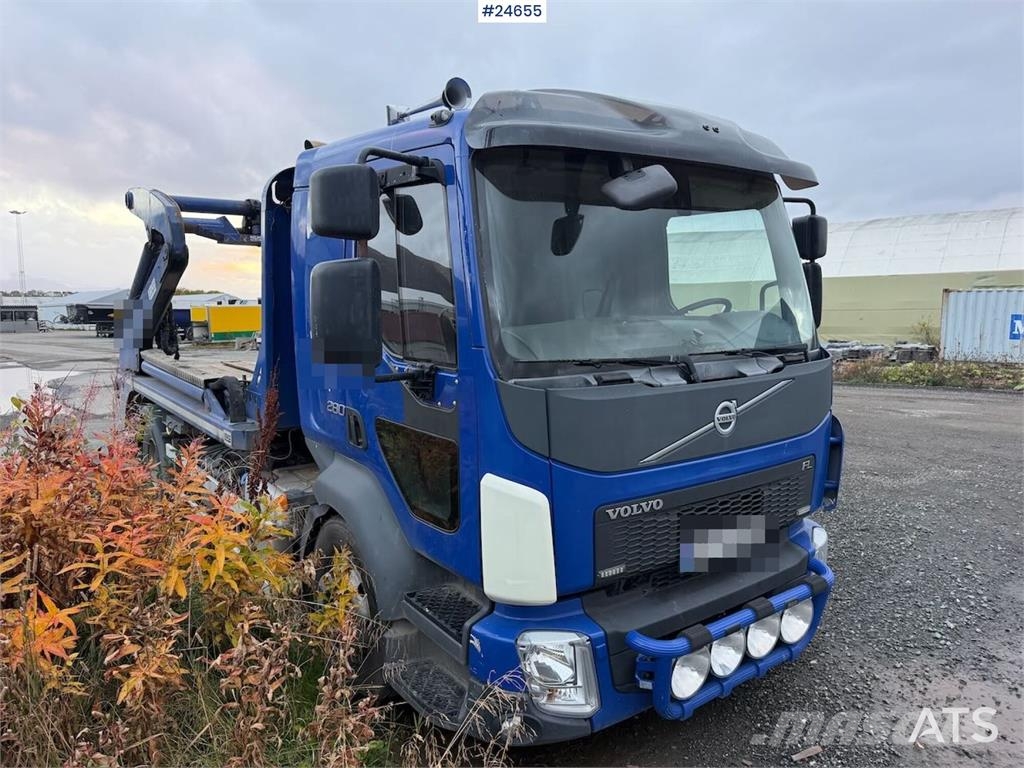 Volvo FL 280 4x2 skip loader. WATCH VIDEO شاحنات لوادر