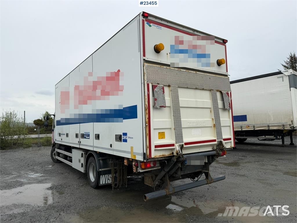 Volvo FL 4x2 box truck with a 1500 kg lift and remote co Skříňová nástavba