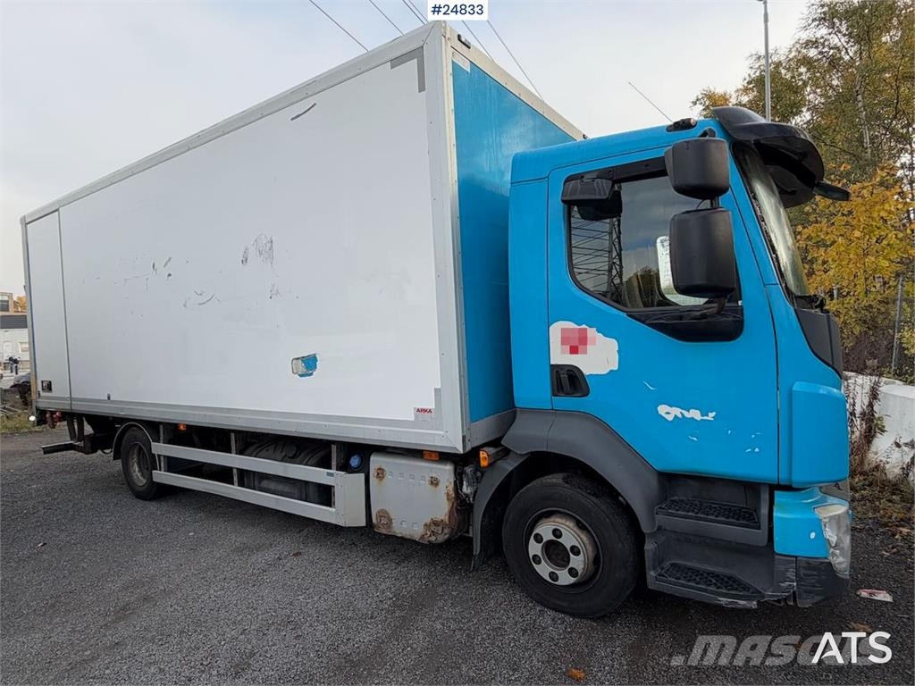 Volvo FL210 4x2 Box truck with tail lift and side door Sanduk kamioni
