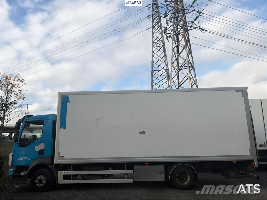 Volvo FL210 4x2 Box truck with tail lift and side door Sanduk kamioni