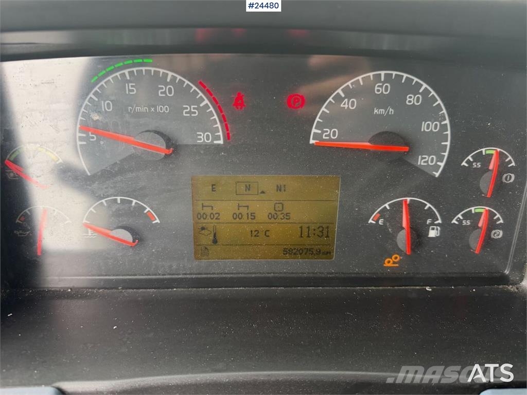 Volvo FM 380 box truck with full side opening, tail lift 貨箱式卡車
