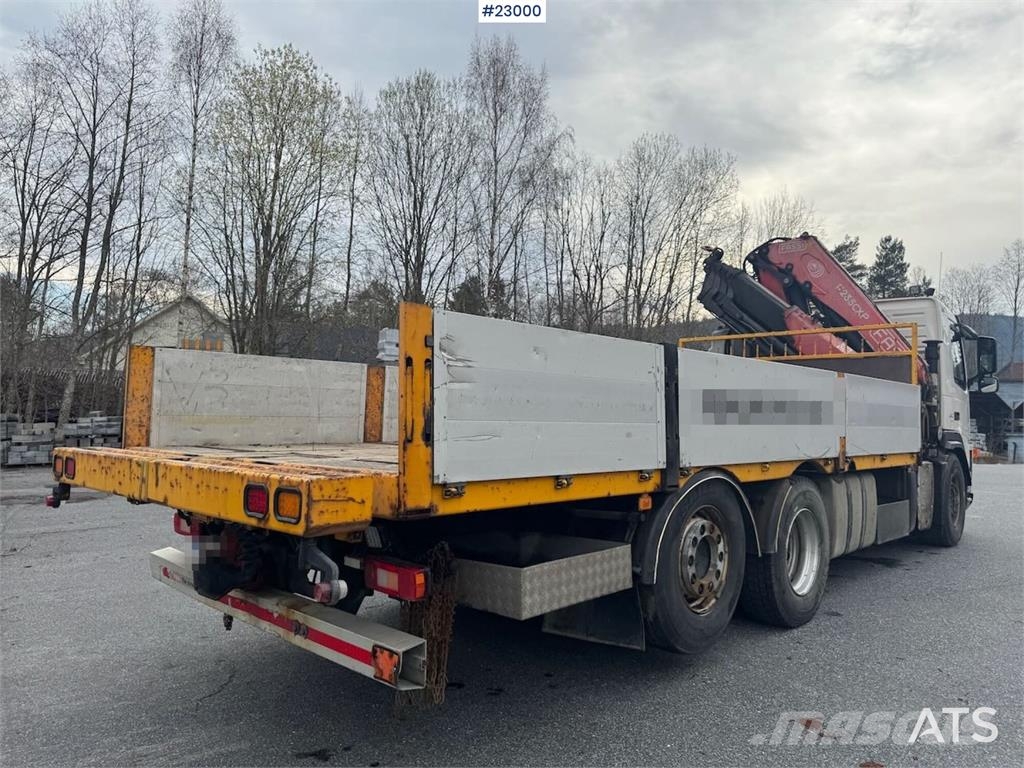 Volvo FM380 6x2 crane truck with Fassi 23 t/m Automobiliniai kranai