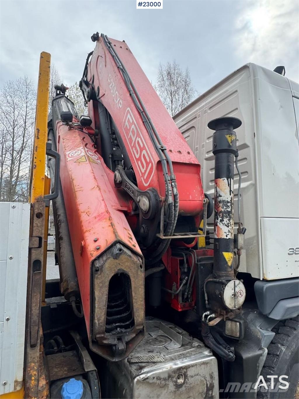 Volvo FM380 6x2 crane truck with Fassi 23 t/m Automobiliniai kranai