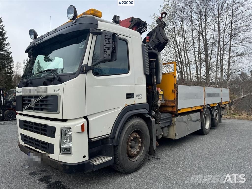 Volvo FM380 6x2 crane truck with Fassi 23 t/m Automobiliniai kranai