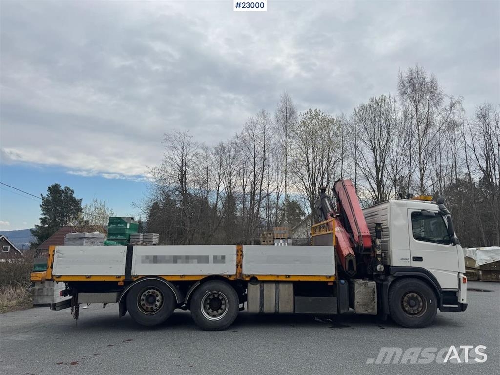 Volvo FM380 6x2 crane truck with Fassi 23 t/m Automobiliniai kranai