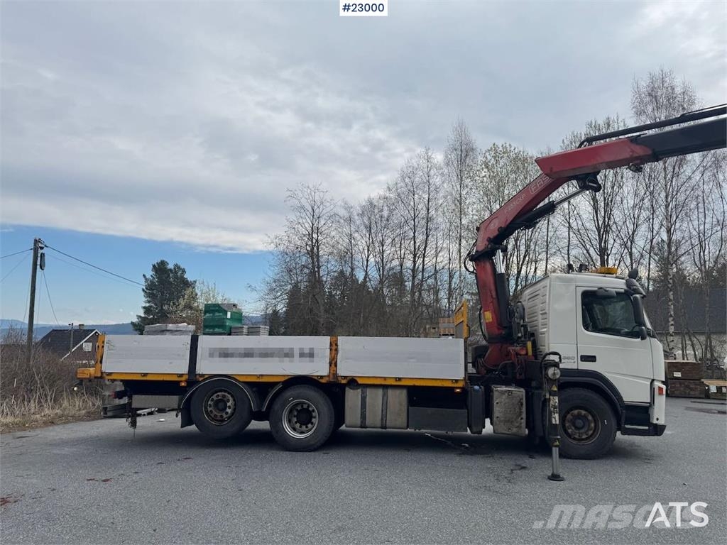 Volvo FM380 6x2 crane truck with Fassi 23 t/m Automobiliniai kranai