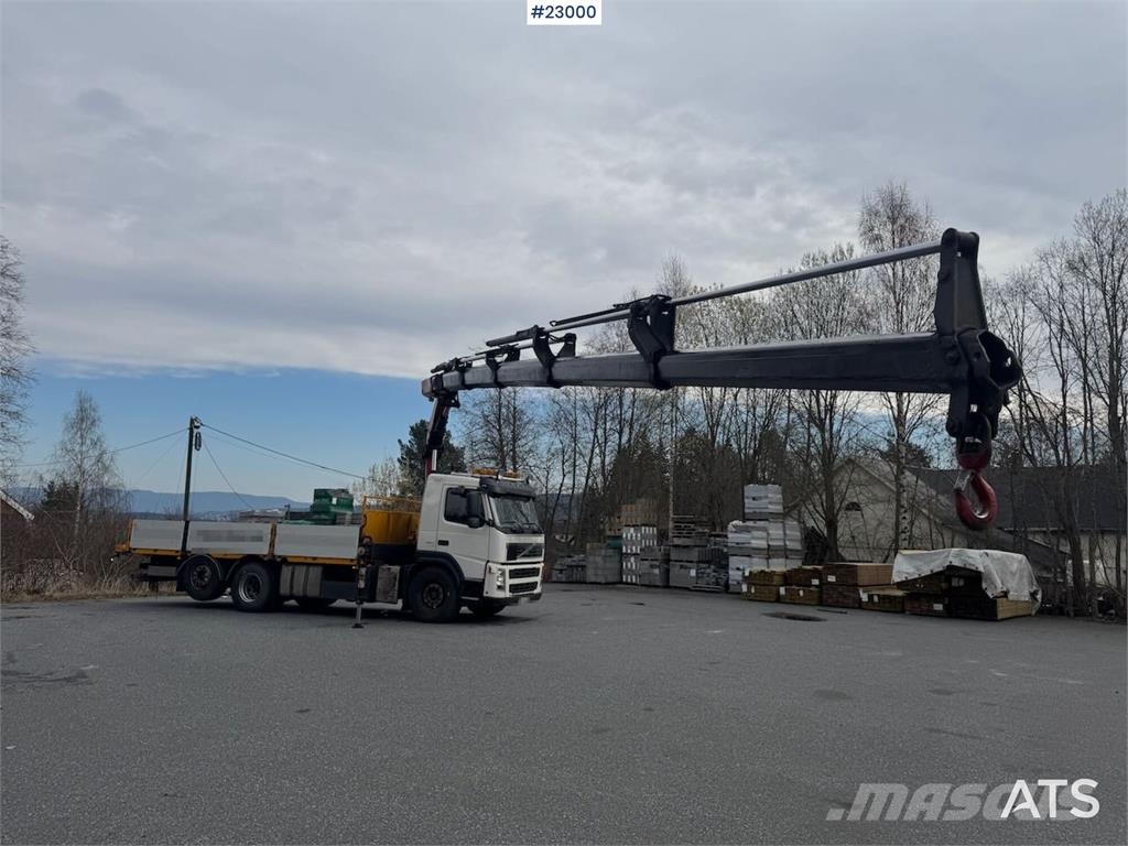 Volvo FM380 6x2 crane truck with Fassi 23 t/m Automobiliniai kranai