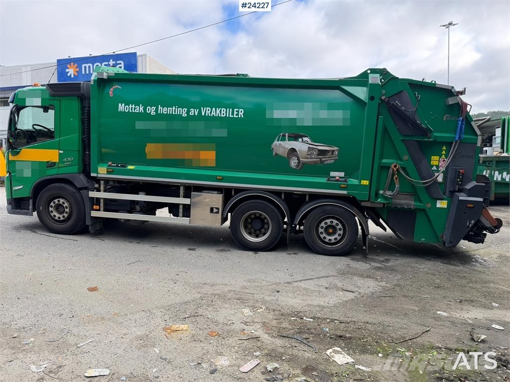 Volvo FM430 waste collection vehicle with 1 chamber شاحنات المخلفات