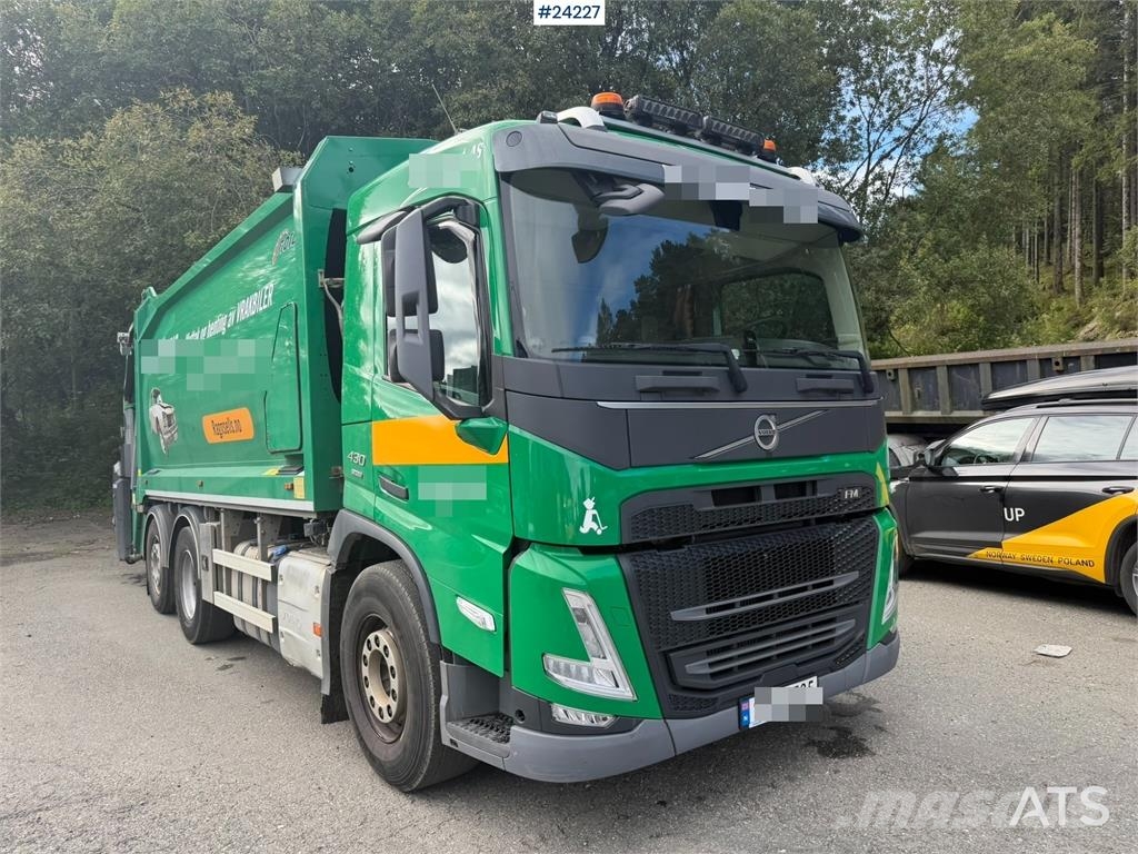 Volvo FM430 waste collection vehicle with 1 chamber شاحنات المخلفات