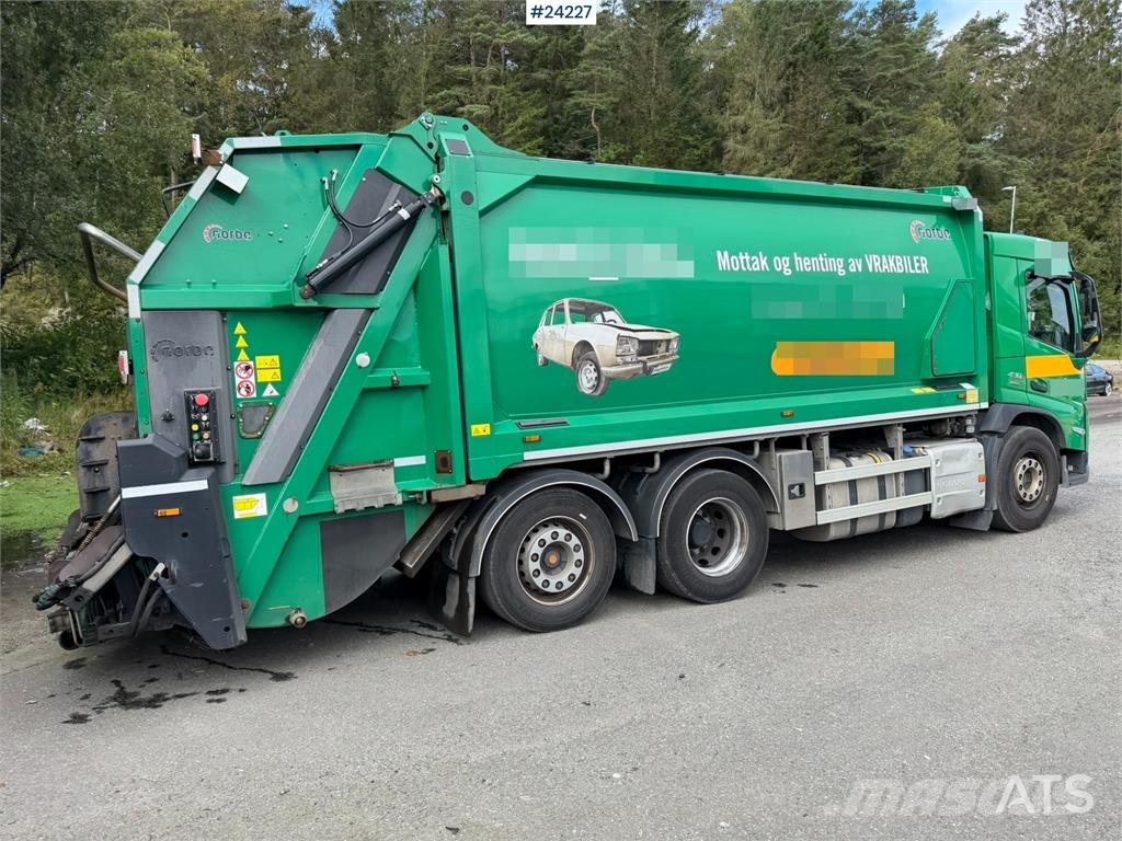 Volvo FM430 waste collection vehicle with 1 chamber شاحنات المخلفات