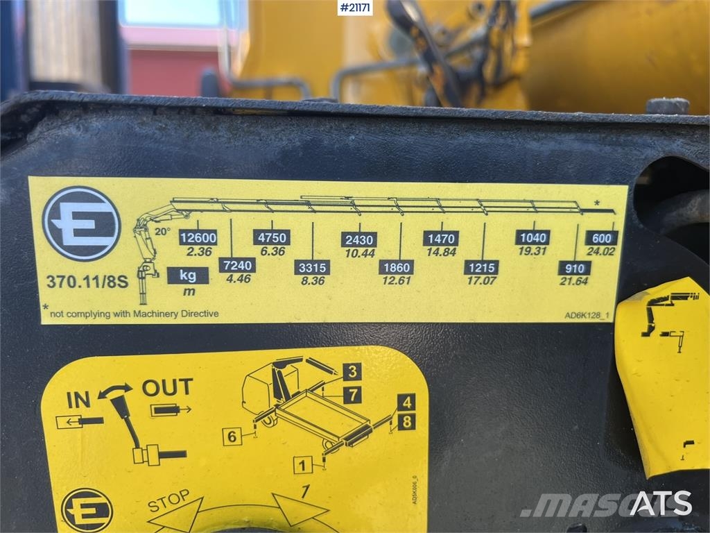 Volvo FM480 crane truck w/,370.11/8S Effer crane WATCH V Nosturiautot