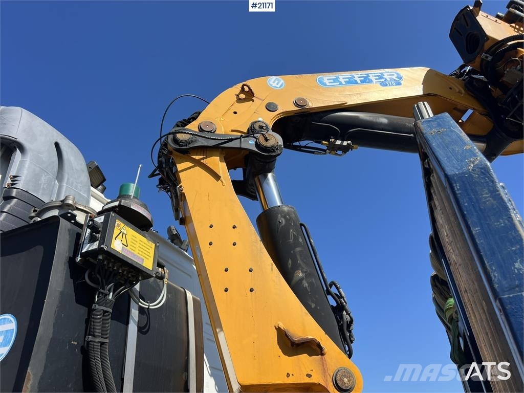 Volvo FM480 crane truck w/,370.11/8S Effer crane WATCH V Nosturiautot