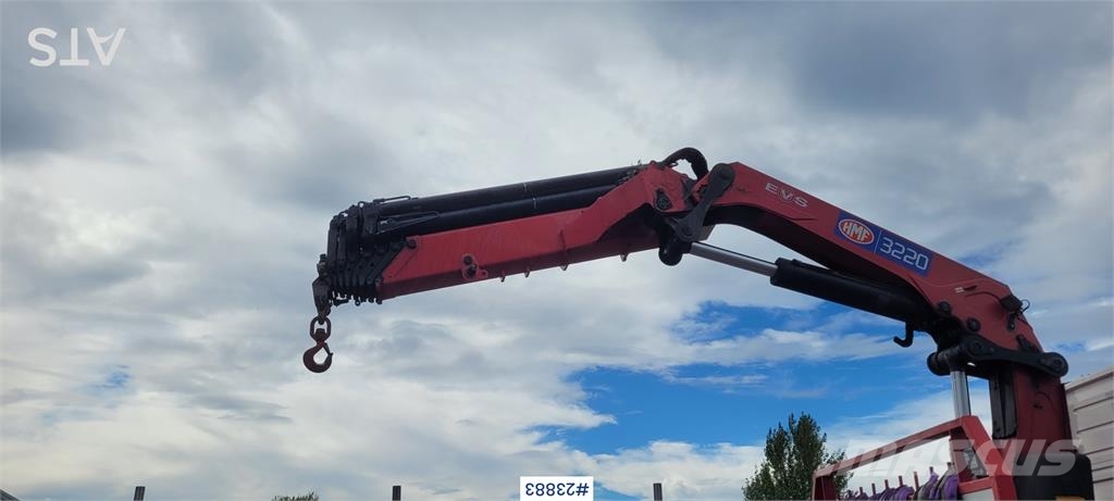 Volvo FM500 6x2 Crane Truck with 32 tm HMF Crane Vlakke laadvloer met kraan