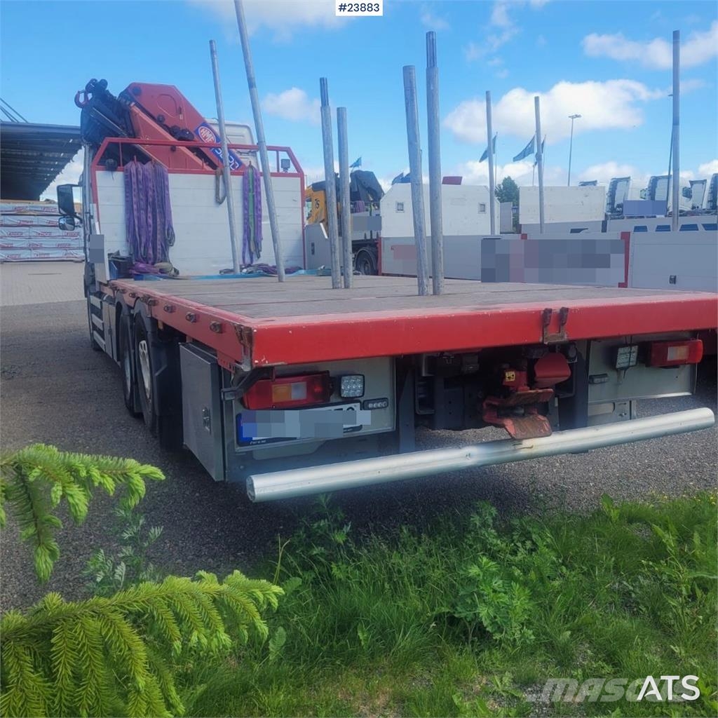 Volvo FM500 6x2 Crane Truck with 32 tm HMF Crane 크레인 트럭