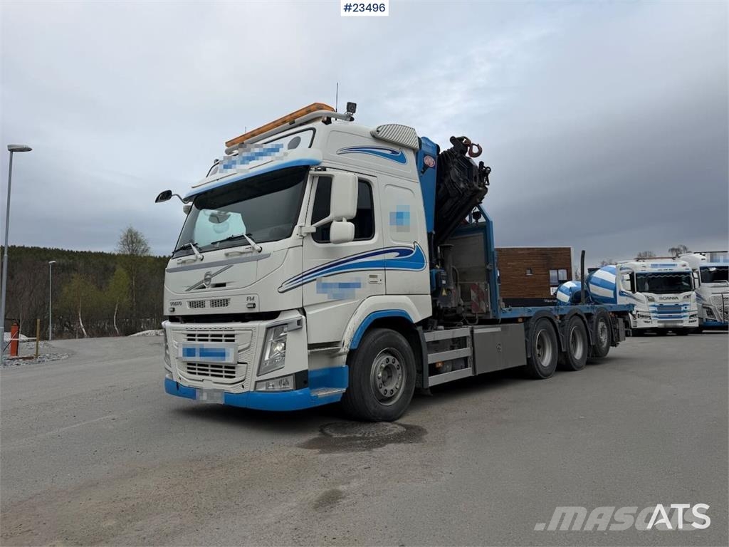 Volvo FM500 8x4 crane truck w/ 50t/m crane and jib. WATC Camiones grúa