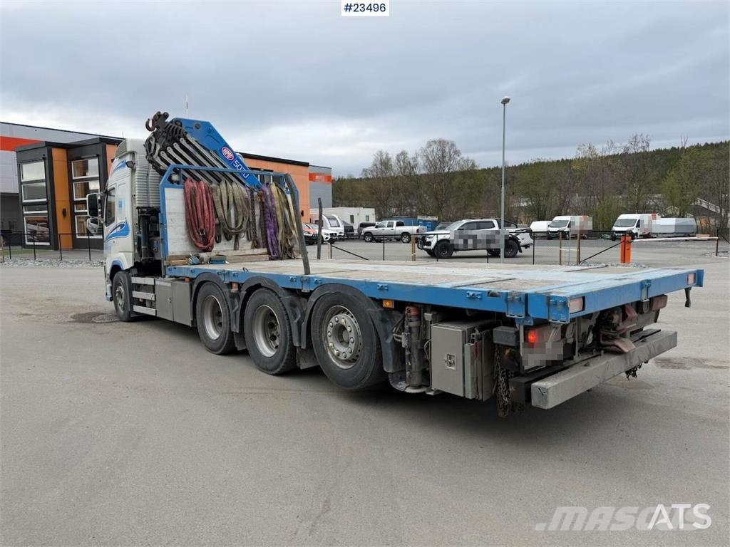 Volvo FM500 8x4 crane truck w/ 50t/m crane and jib. WATC Camiones grúa