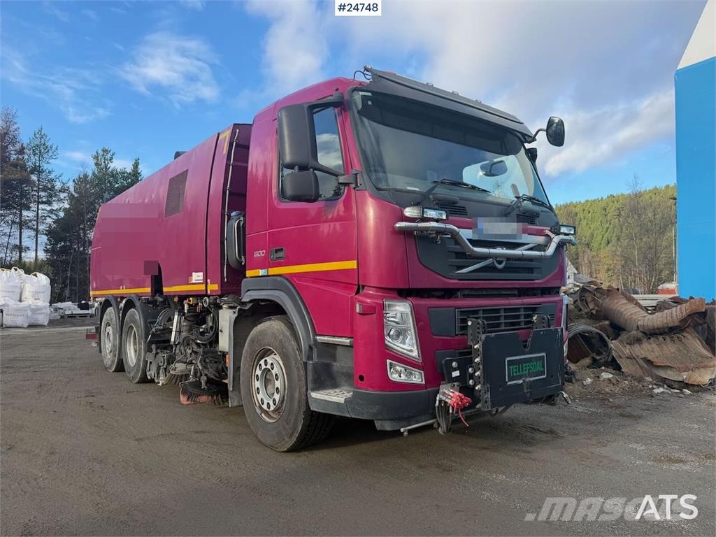 Volvo FM500 sweeper truck 6x2 with Beam S 12000 and a br Pometalni stroji