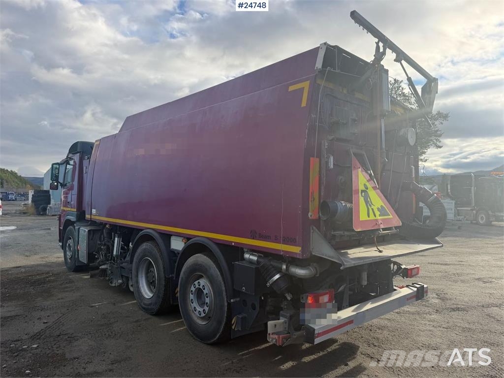 Volvo FM500 sweeper truck 6x2 with Beam S 12000 and a br Pometalni stroji