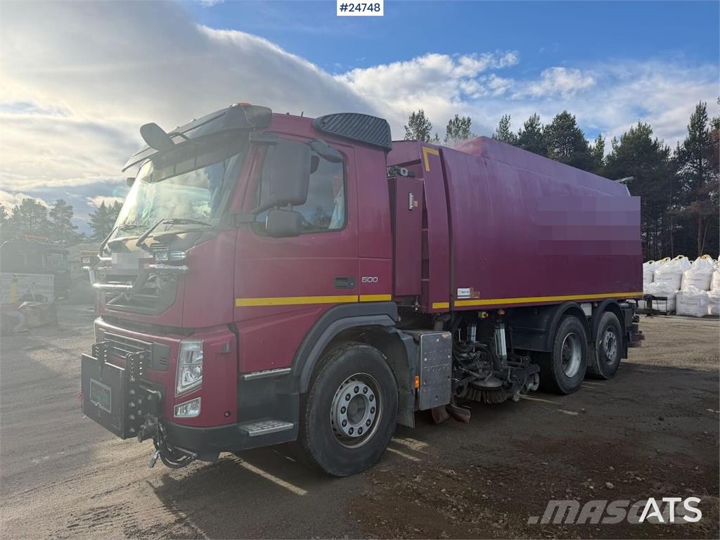 Volvo FM500 sweeper truck 6x2 with Beam S 12000 and a br Pometalni stroji