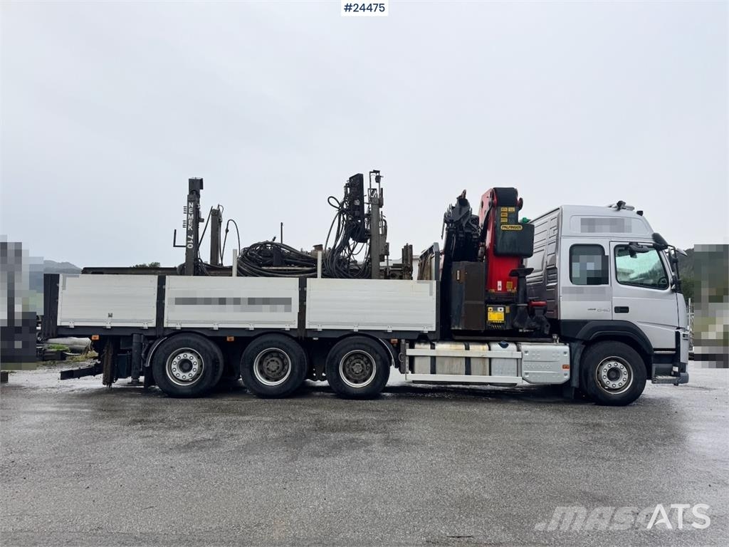 Volvo FM540 8x4 Tridem Crane Truck with 65 tm Palfinger 크레인 트럭
