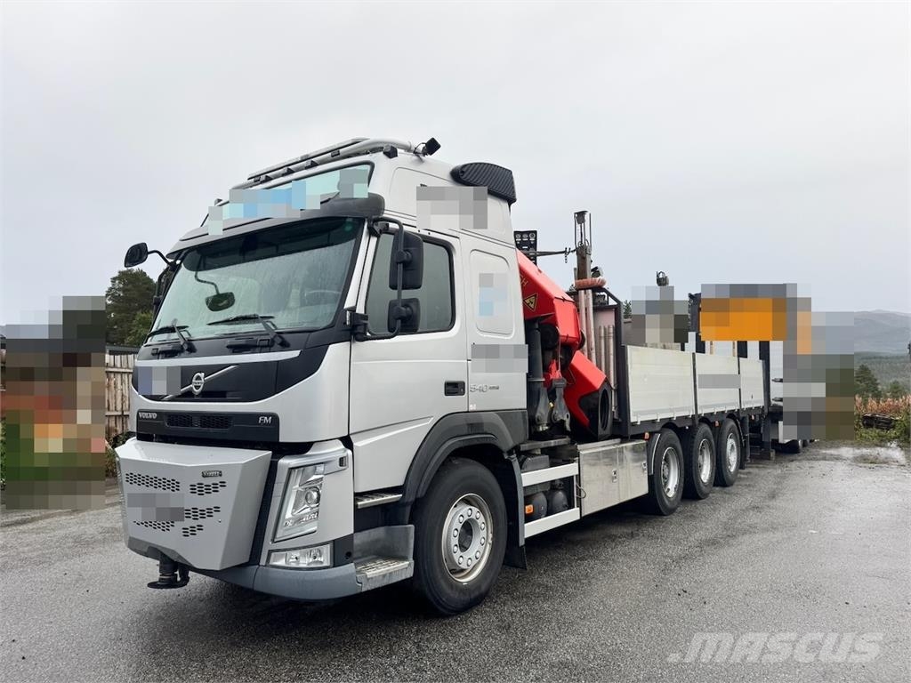 Volvo FM540 8x4 Tridem Crane Truck with 65 tm Palfinger 크레인 트럭