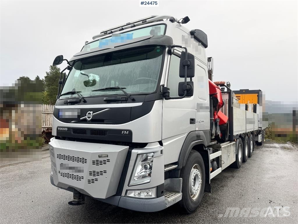 Volvo FM540 8x4 Tridem Crane Truck with 65 tm Palfinger 크레인 트럭