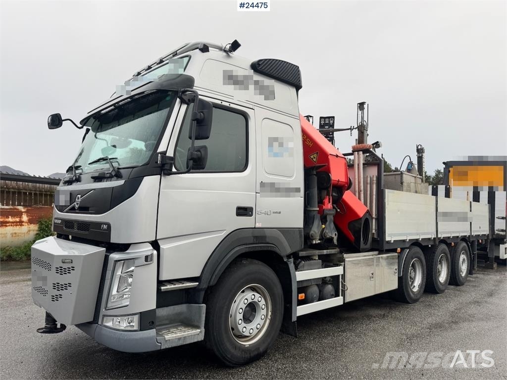 Volvo FM540 8x4 Tridem Crane Truck with 65 tm Palfinger 크레인 트럭