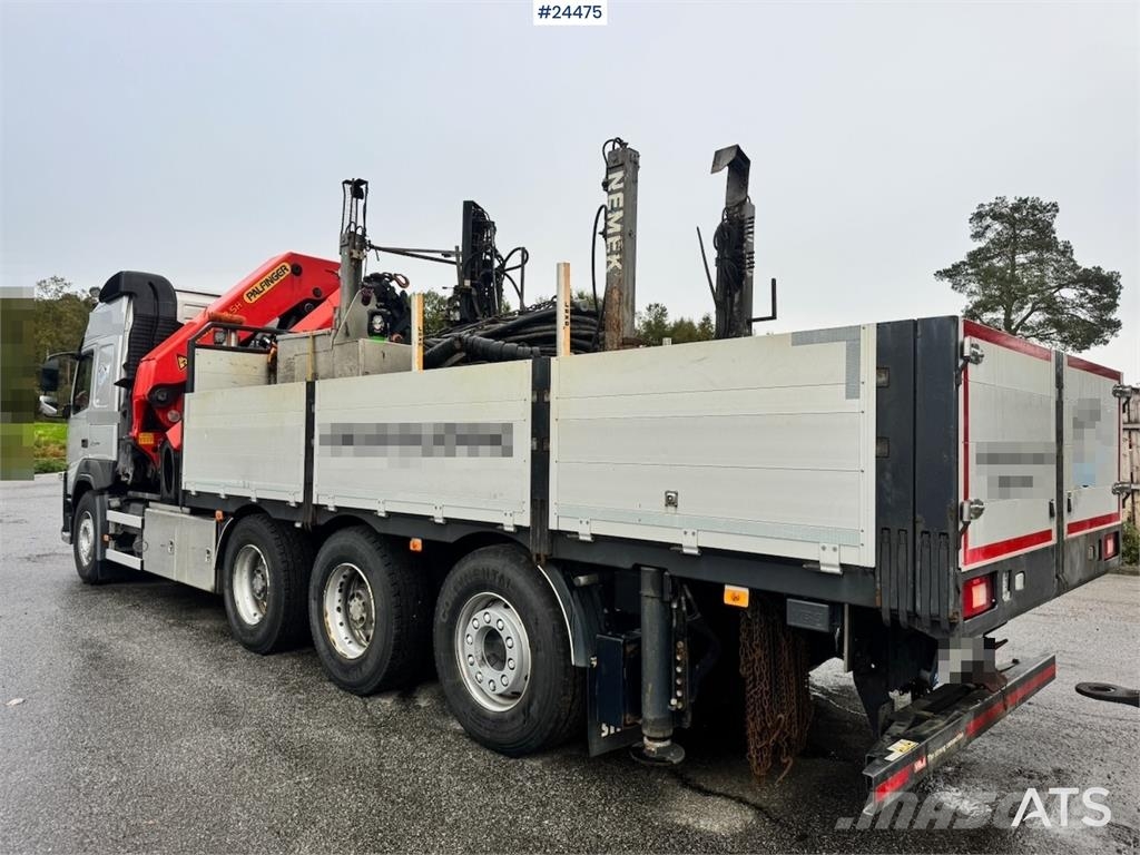 Volvo FM540 8x4 Tridem Crane Truck with 65 tm Palfinger 크레인 트럭