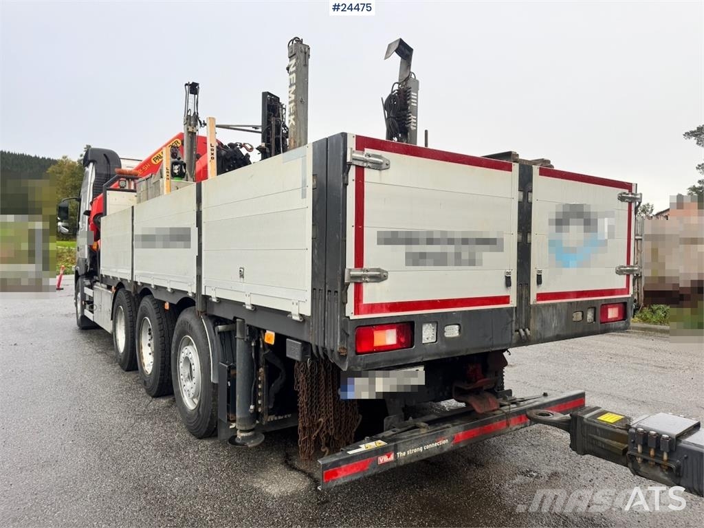 Volvo FM540 8x4 Tridem Crane Truck with 65 tm Palfinger 크레인 트럭