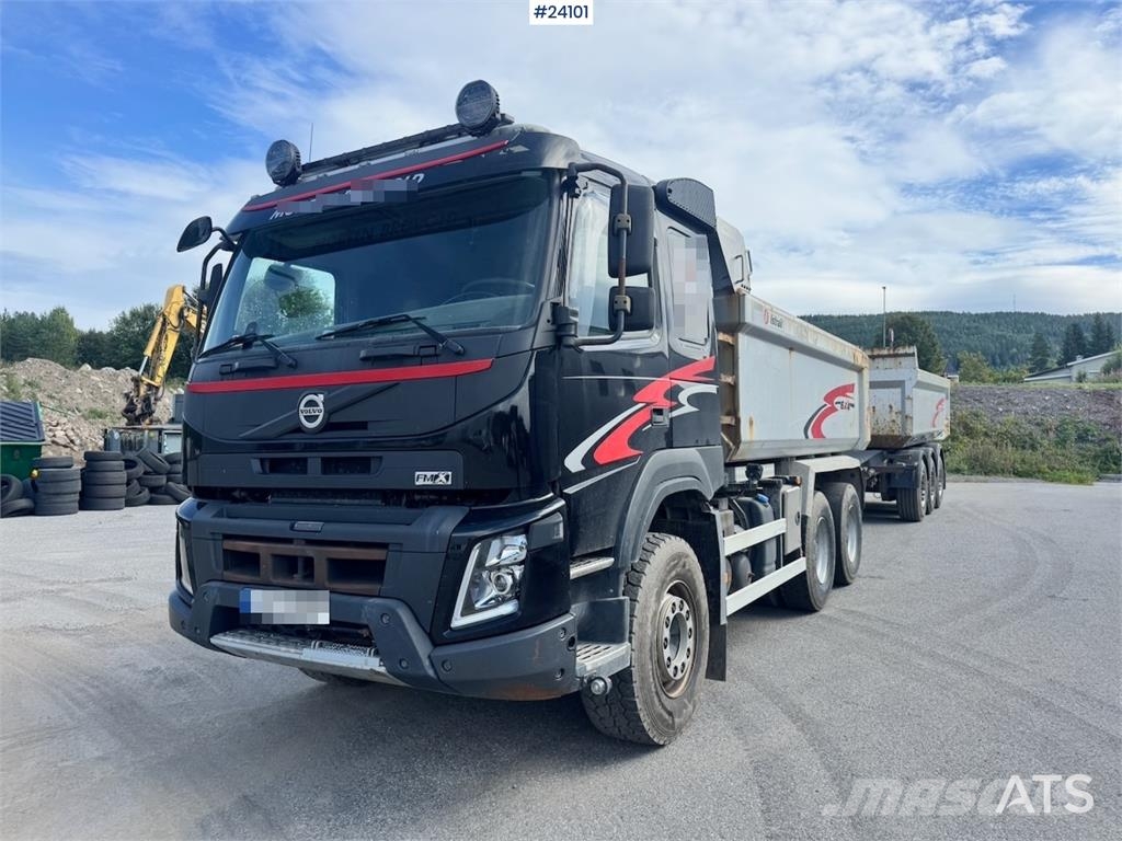 Volvo FMX540 6x4 Tipper Truck WATCH VIDEO Savivarčių priekabų vilkikai