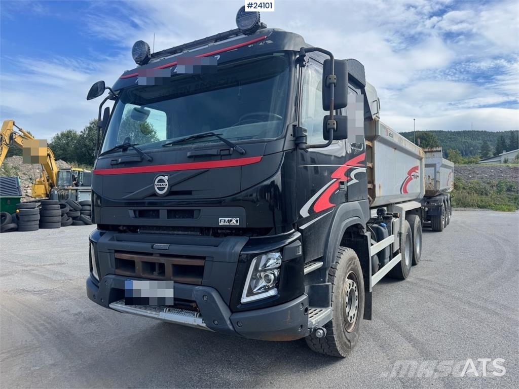 Volvo FMX540 6x4 Tipper Truck WATCH VIDEO Savivarčių priekabų vilkikai