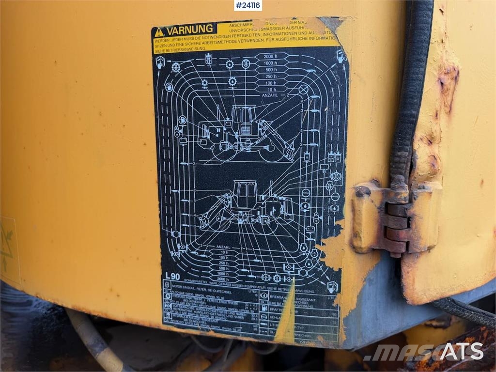 Volvo L90 wheel loader. WATCH VIDEO Hjullastere