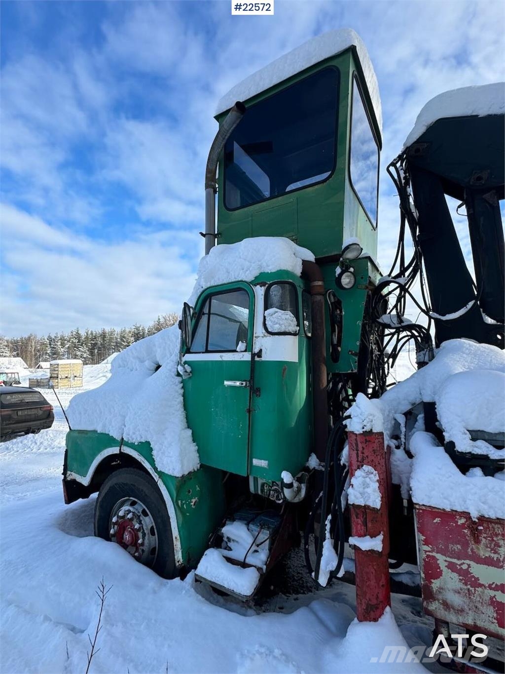 Volvo Skid Steer Loader w/ Jonsred Crane Truck mounted cranes
