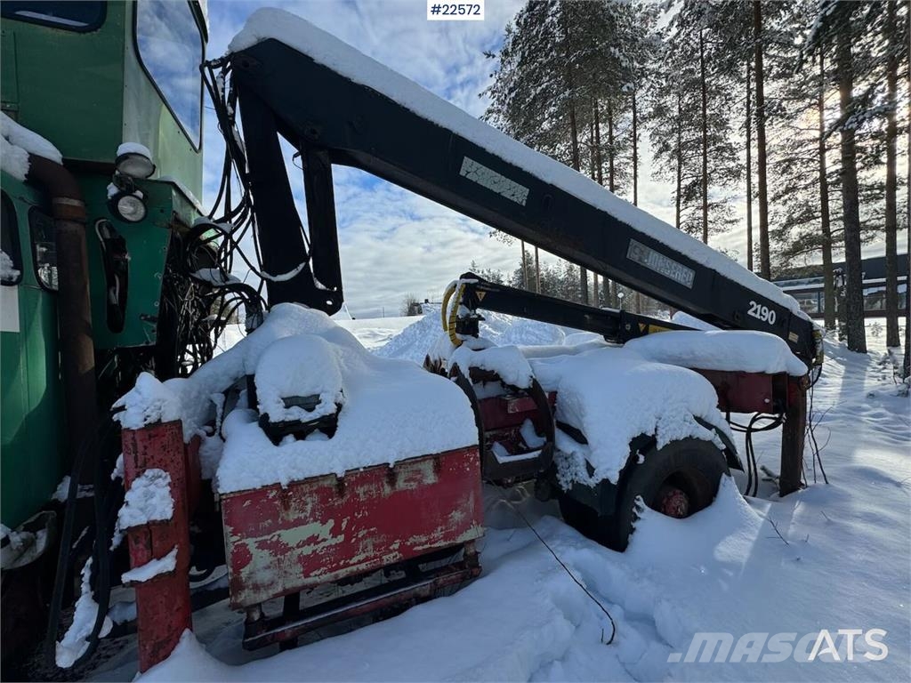 Volvo Skid Steer Loader w/ Jonsred Crane Truck mounted cranes