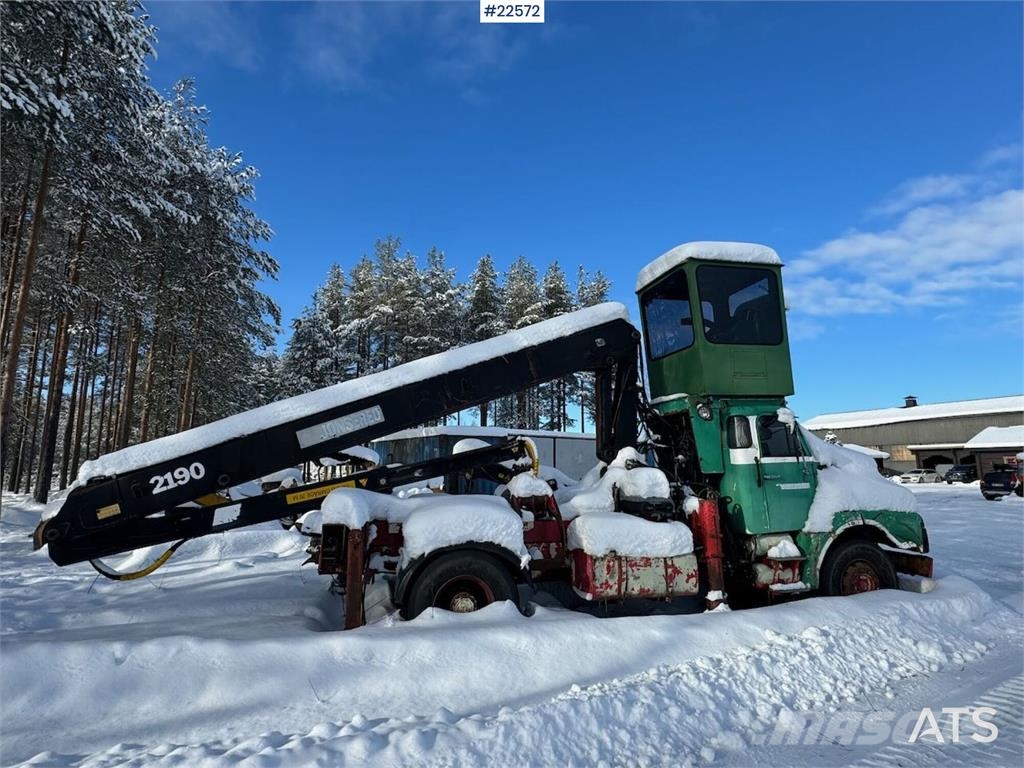 Volvo Skid Steer Loader w/ Jonsred Crane Truck mounted cranes