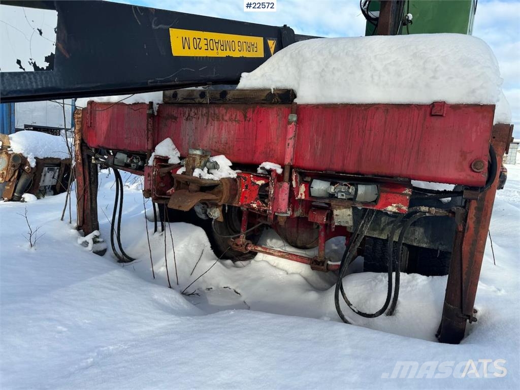Volvo Skid Steer Loader w/ Jonsred Crane Truck mounted cranes