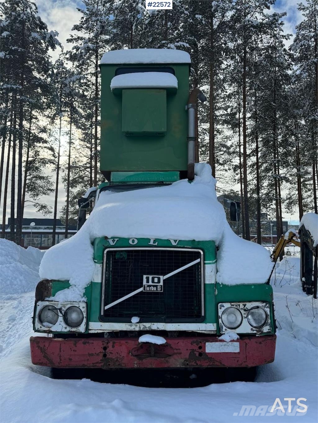 Volvo Skid Steer Loader w/ Jonsred Crane Truck mounted cranes