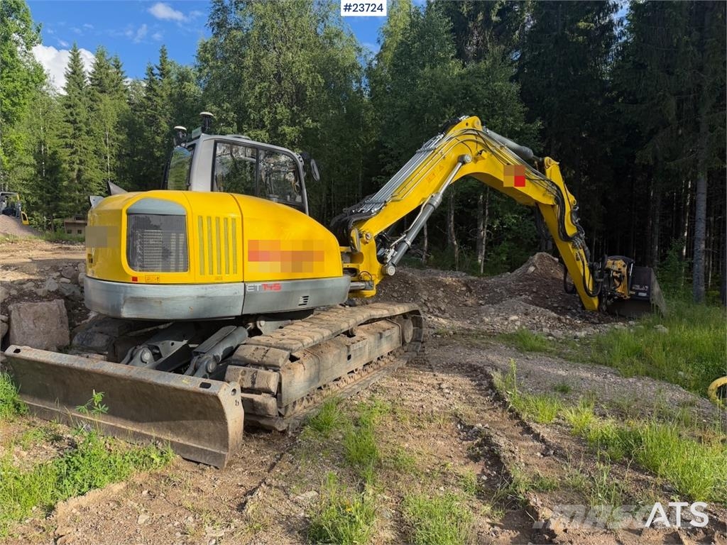 Wacker Neuson ET145 Excavator with Tiltrotator and Digging Bucke Excavadoras sobre orugas