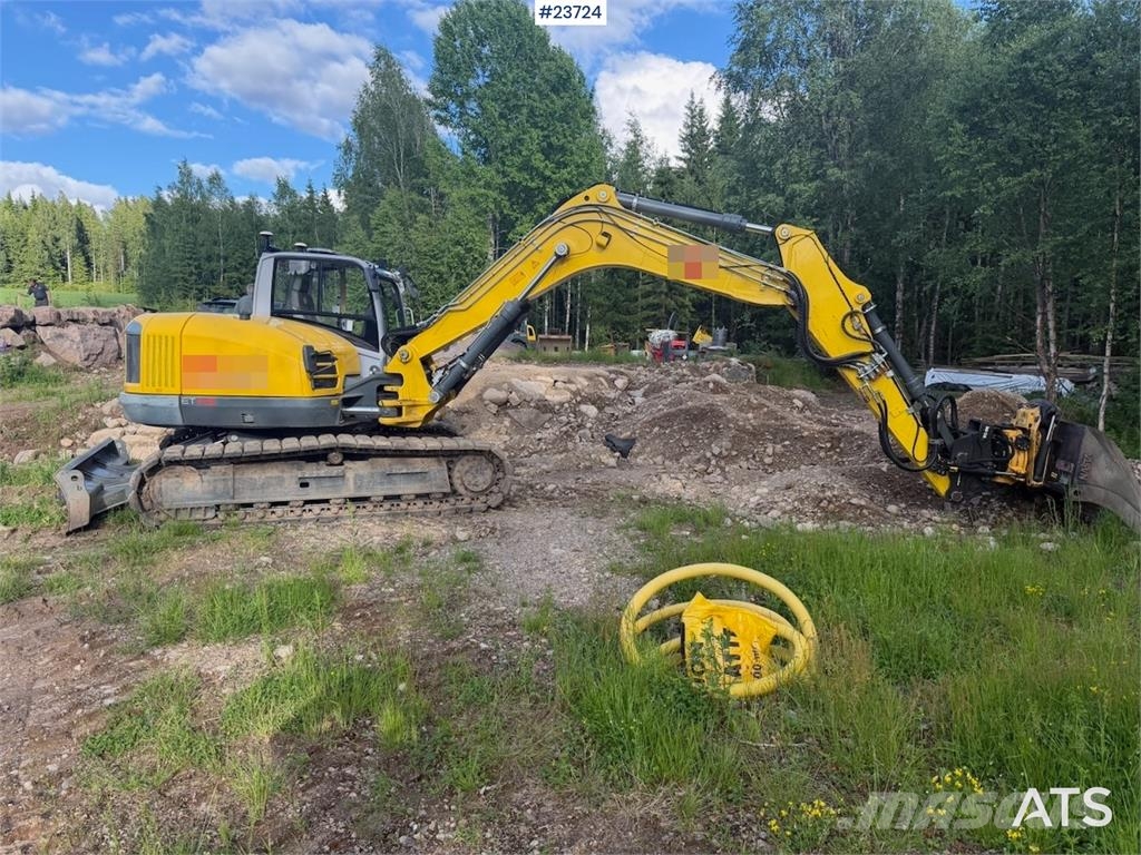 Wacker Neuson ET145 Excavator with Tiltrotator and Digging Bucke Excavadoras sobre orugas