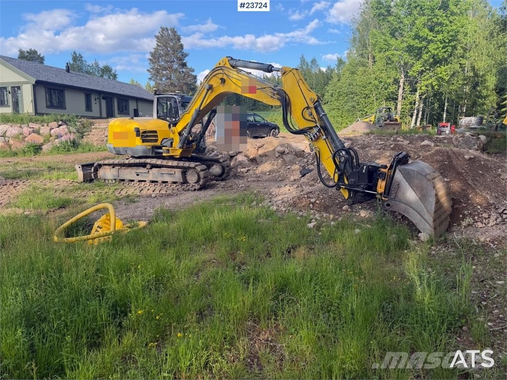 Wacker Neuson ET145 Excavator with Tiltrotator and Digging Bucke Excavadoras sobre orugas