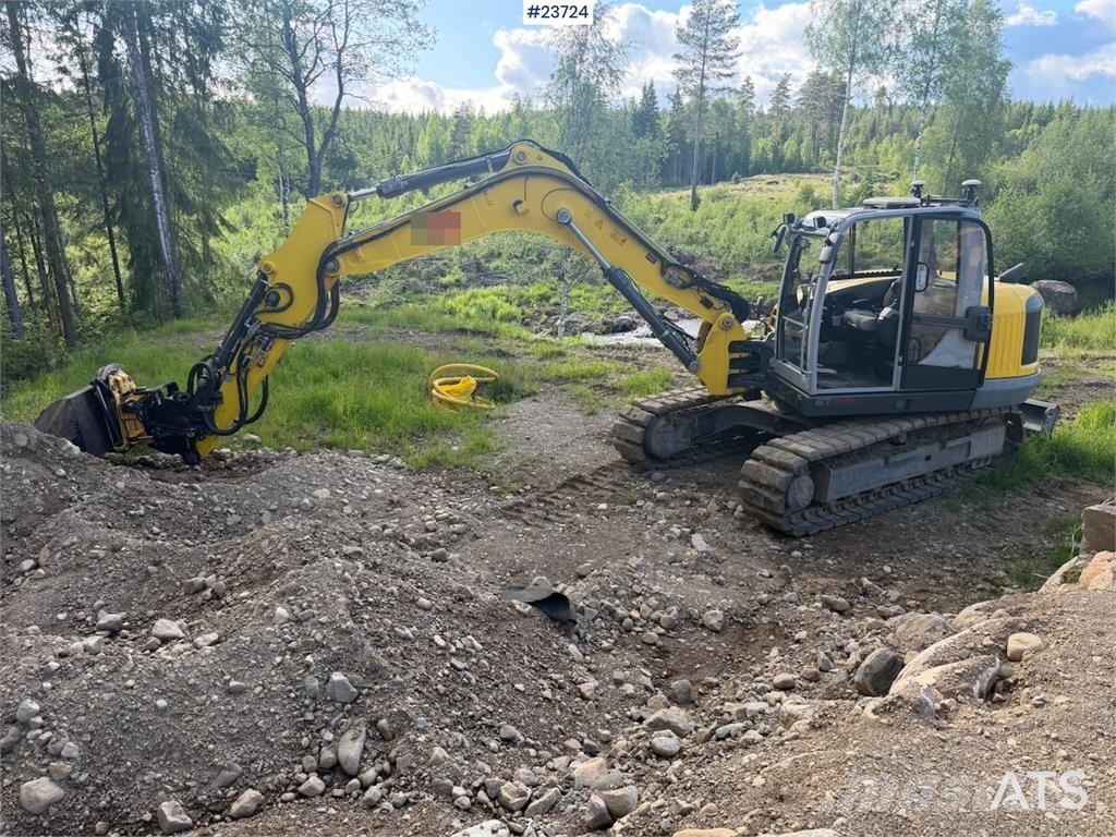 Wacker Neuson ET145 Excavator with Tiltrotator and Digging Bucke Excavadoras sobre orugas