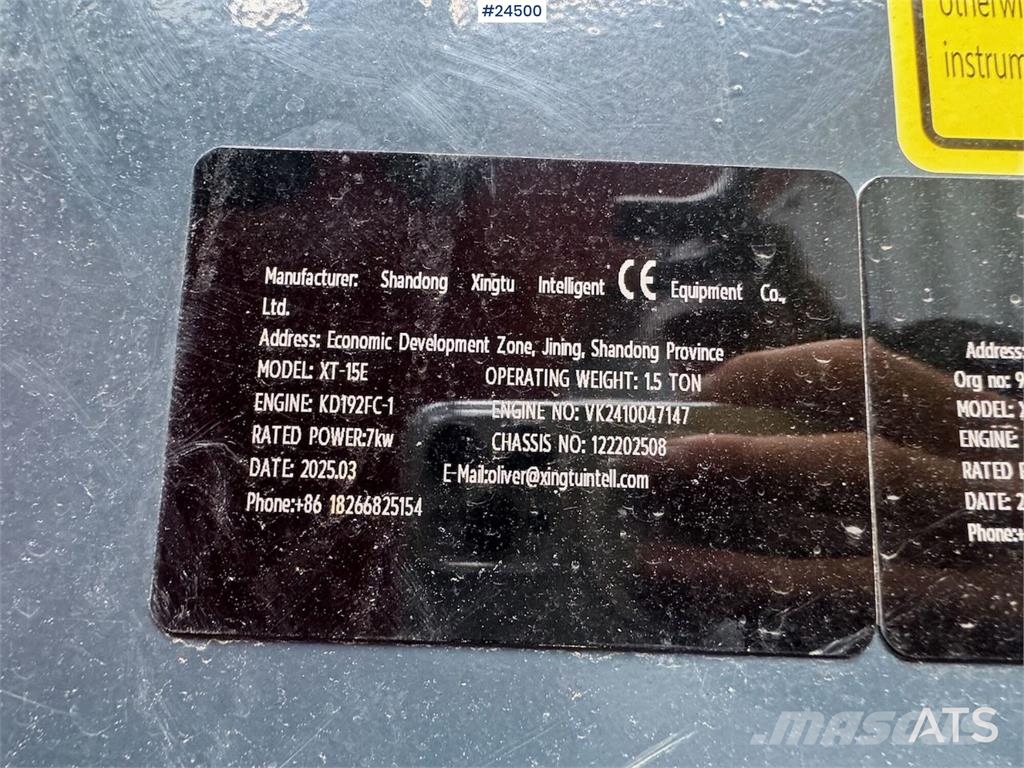 XT 15E Minigravere <7t