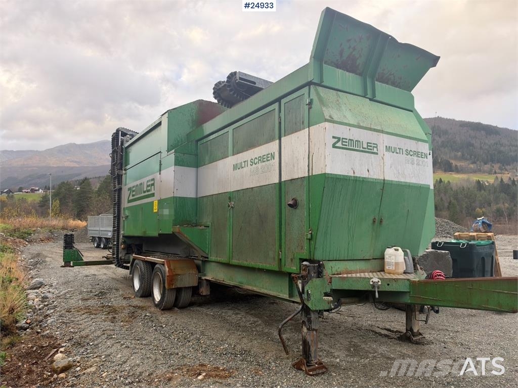 Zemmler Multi Screen MS2001 Trommel screen Mobile sikteverk