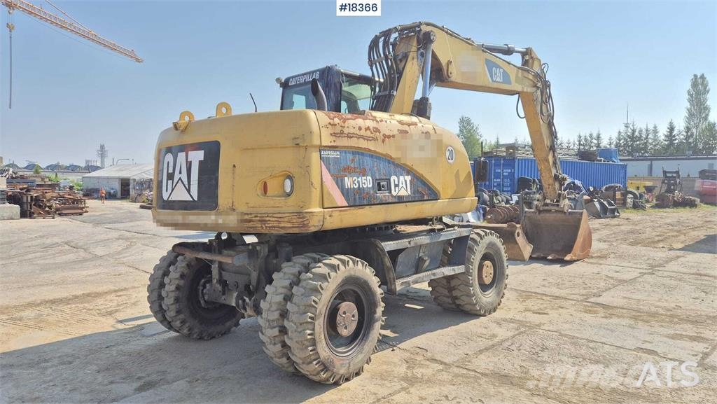CAT M315D Wheel Excavator (2008) Wielgraafmachines