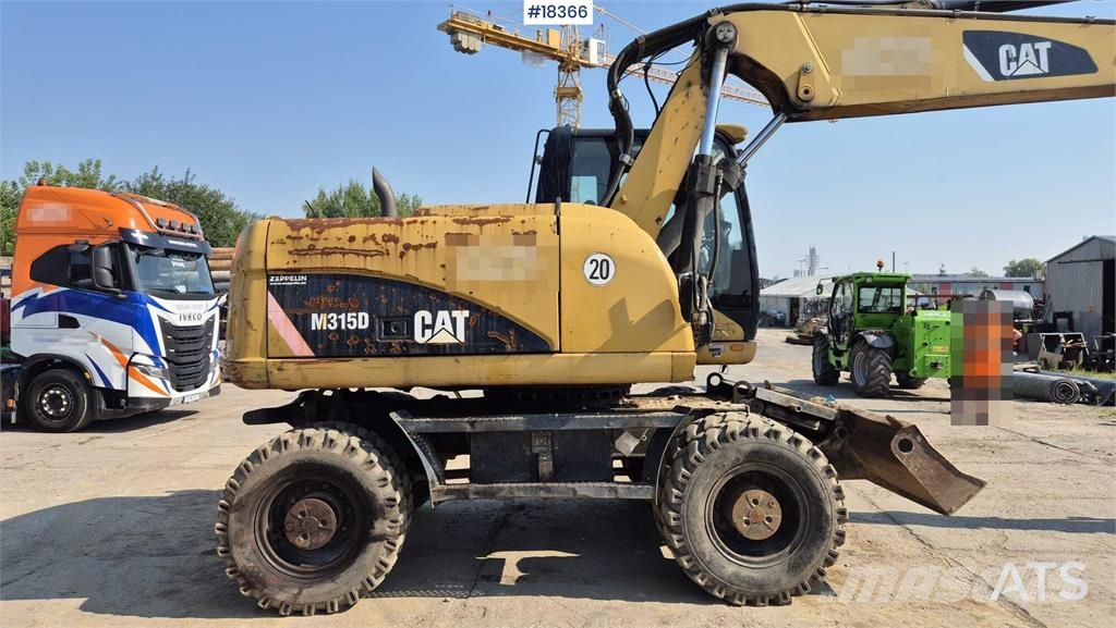 CAT M315D Wheel Excavator (2008) Wielgraafmachines