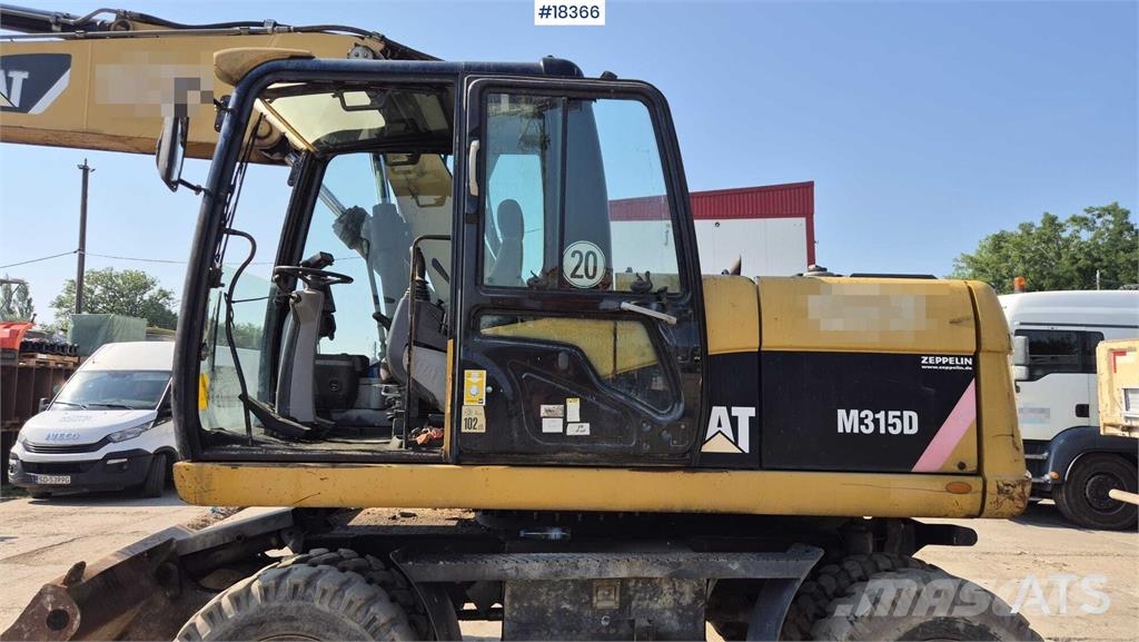 CAT M315D Wheel Excavator (2008) Wielgraafmachines
