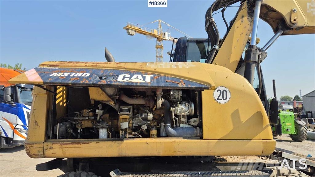 CAT M315D Wheel Excavator (2008) Wielgraafmachines