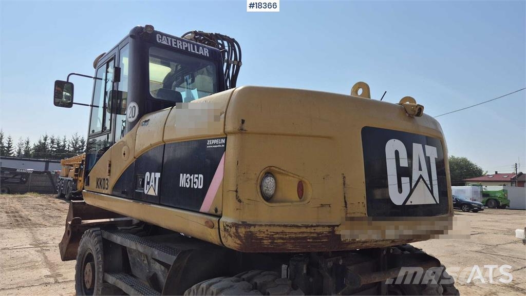 CAT M315D Wheel Excavator (2008) Wielgraafmachines