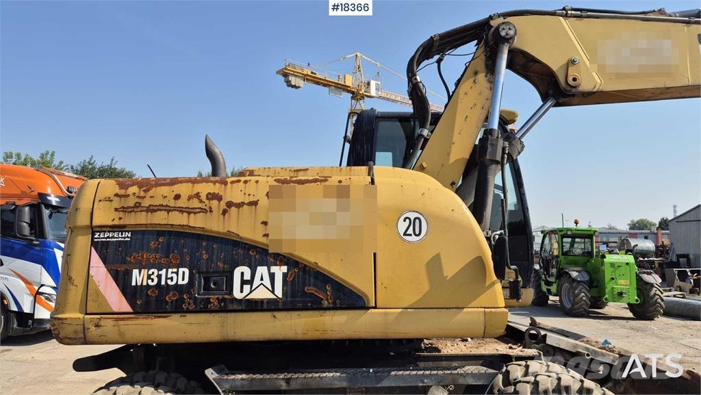 CAT M315D Wheel Excavator (2008) Wielgraafmachines